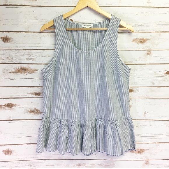 beachlunchlounge Tops - Beach Lunch Lounge Seersucker Drop Waist Tank